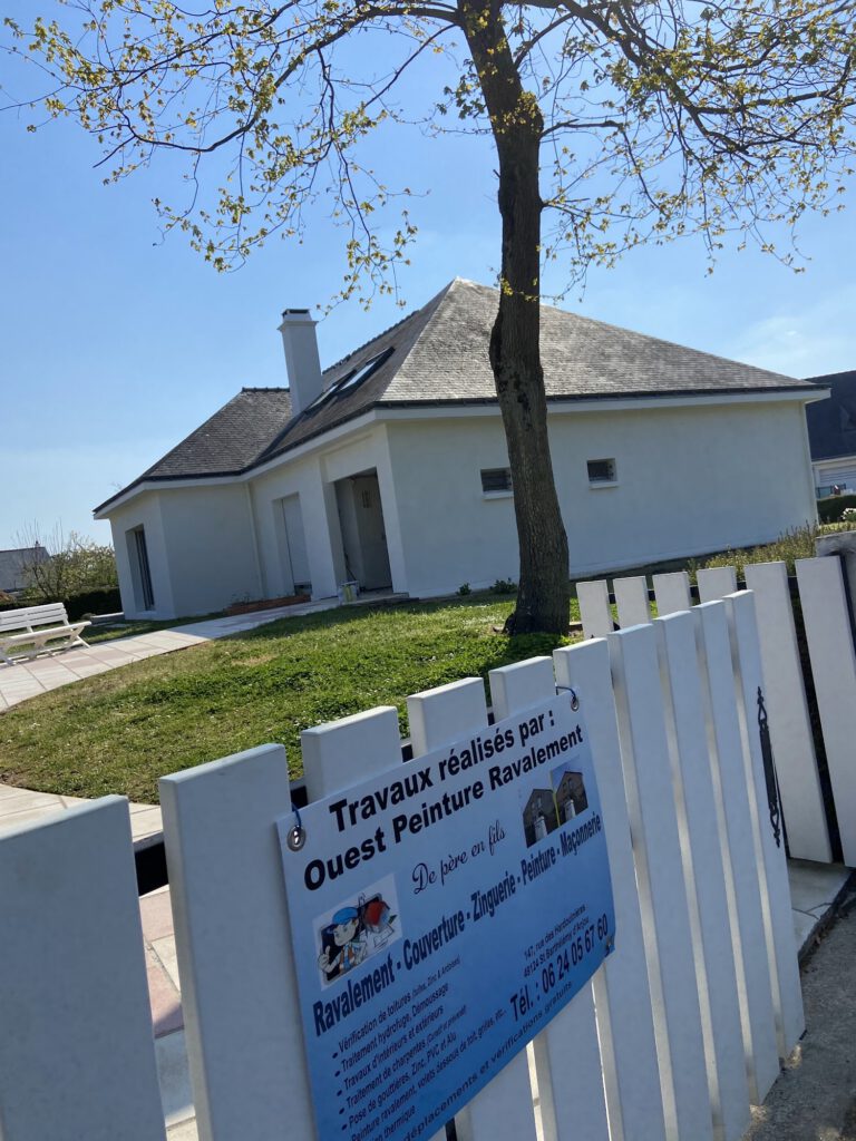 Peinture, ravalement et rénovation autour d’Angers